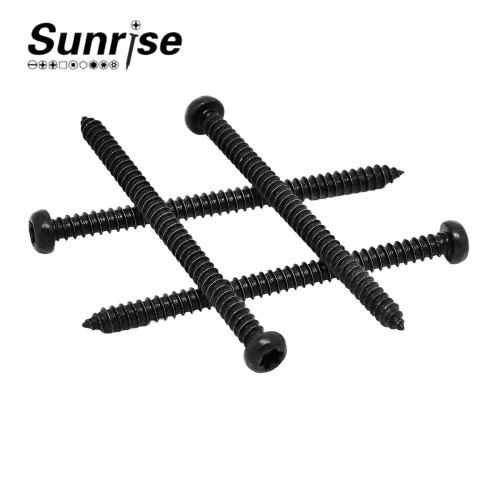 Qora kollektsiyali Drywall Torx Deck vintlari