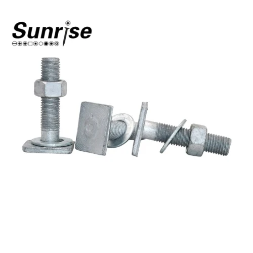 Issiq botqoqli galvanizatsiyalangan kvadrat bosh murvat