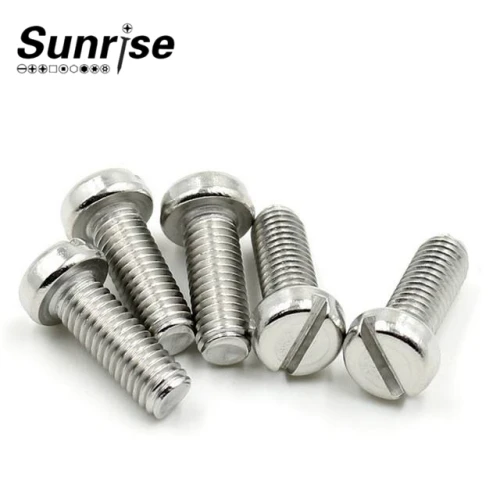 CHEESE HEAD SLOTTED SCREW DIN 84 2