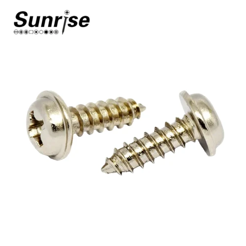 Hardware Screw Pan Head Phillips with Washer Self-tapping Screw 6 Hardware Screw Pan Head Phillips with Washer Self-tapping Screw 6
