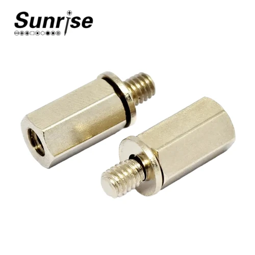 Special hexagonal electroplated nickel with washer stud bolt 4