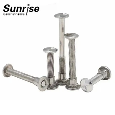 Sink bilan qoplangan galvanizli dumaloq boshli bir tomonlama tamperga qarshi vint